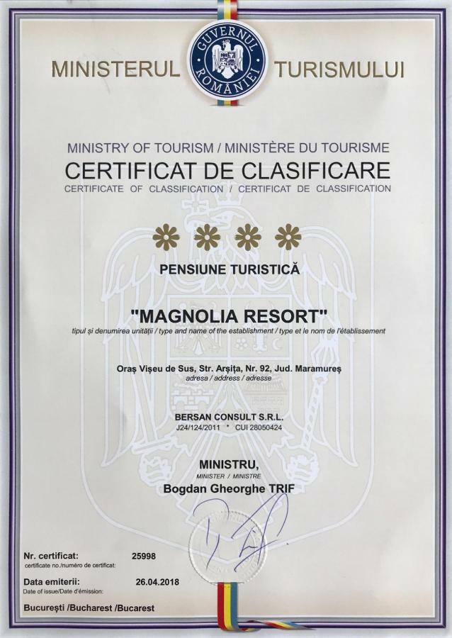 Magnolia Resort Chalets Vişeu de Sus Buitenkant foto